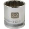 Dynamic 1/2" Drive, 32mm Metric Socket, 12 Points D015132 - alternate 1